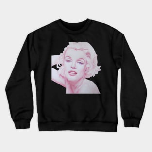 Marylin Munroe in the pink! Crewneck Sweatshirt